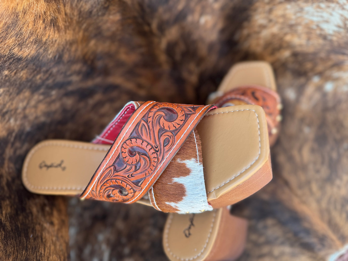 Tooled size 10 Heels