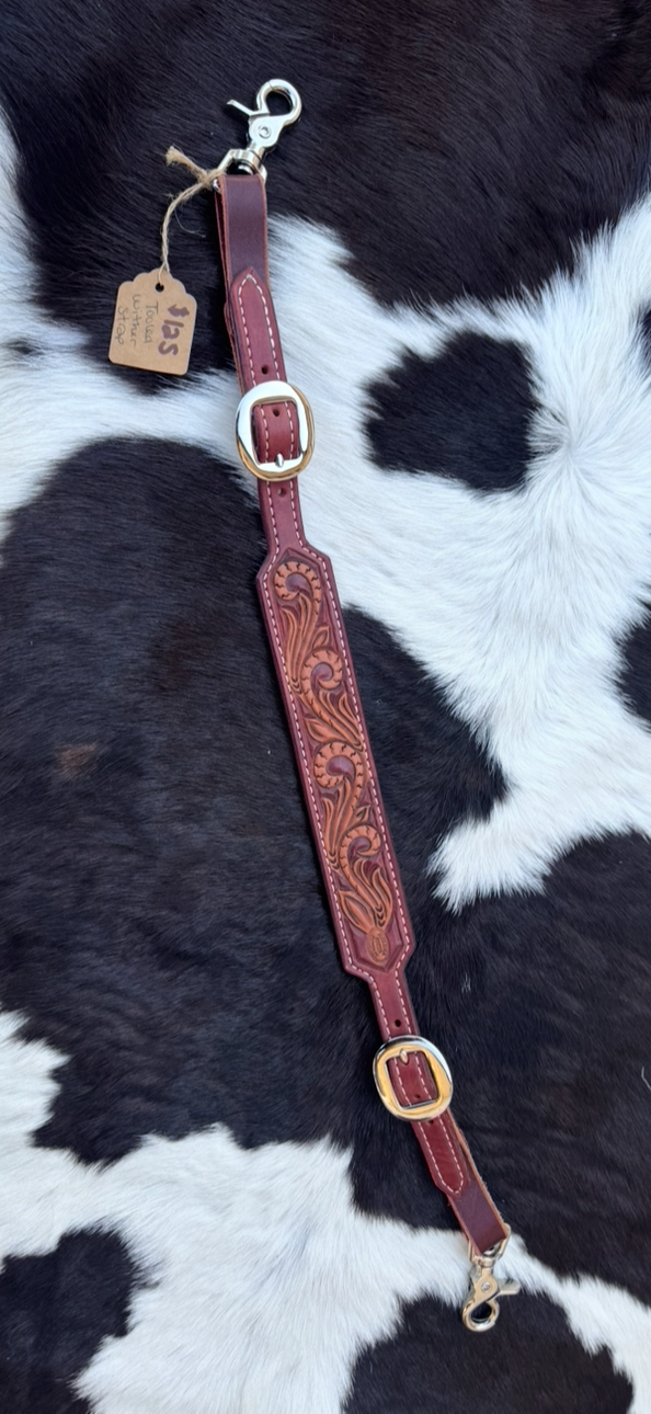 Tooled Wither Strap